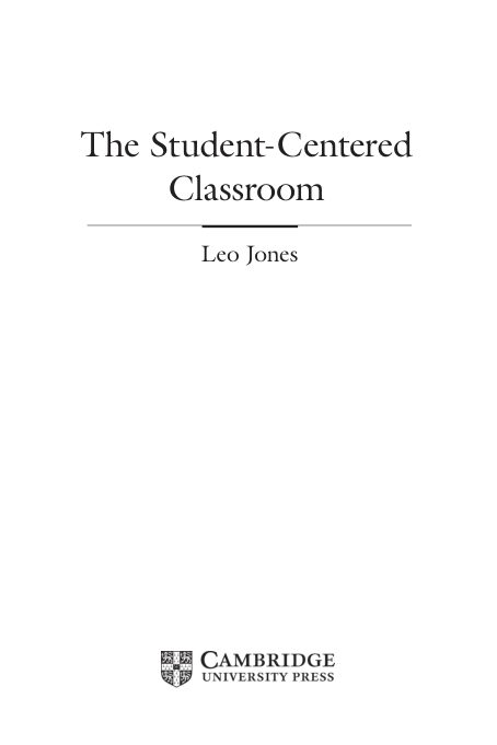 جلد The Student-Centered Classroom
