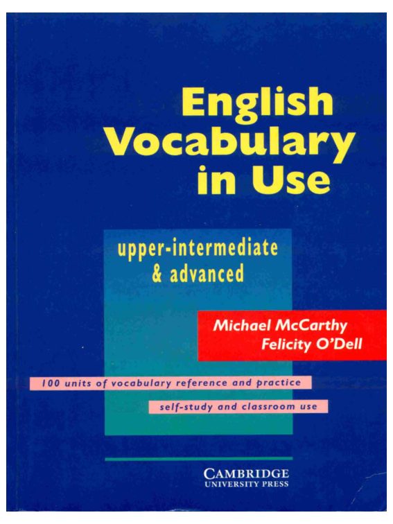 جلد English Vocabulary in Use: Upper-intermediate and Advanced