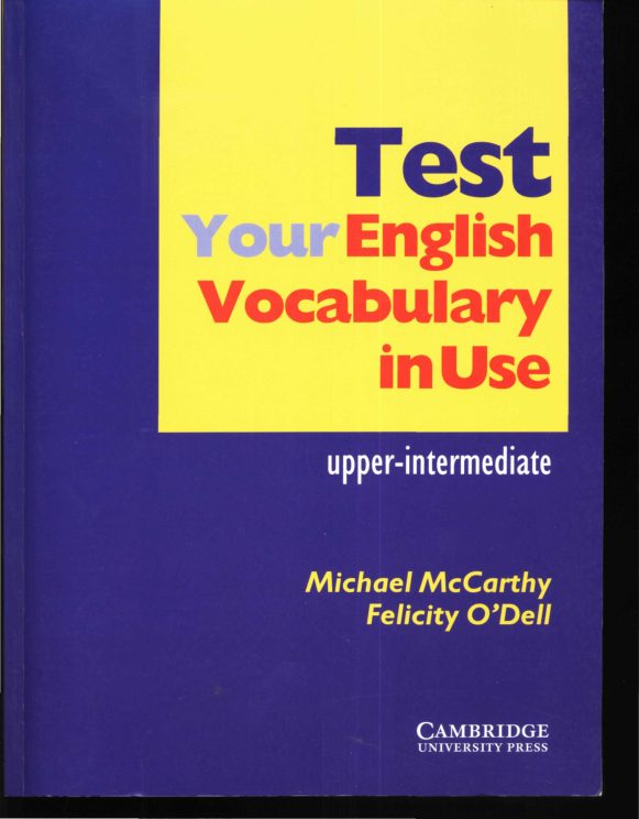 جلد Test Your English Vocabulary in Use: Upper-intermediate