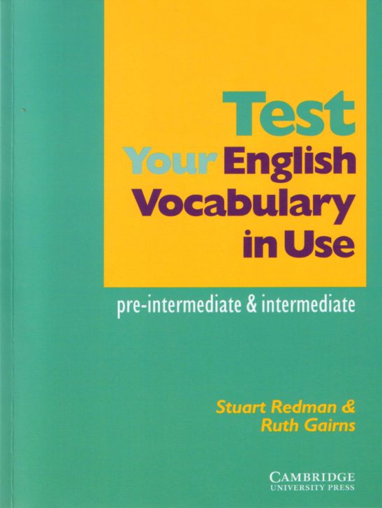 جلد Test Your English Vocabulary in Use: Pre-intermediate and Intermediate