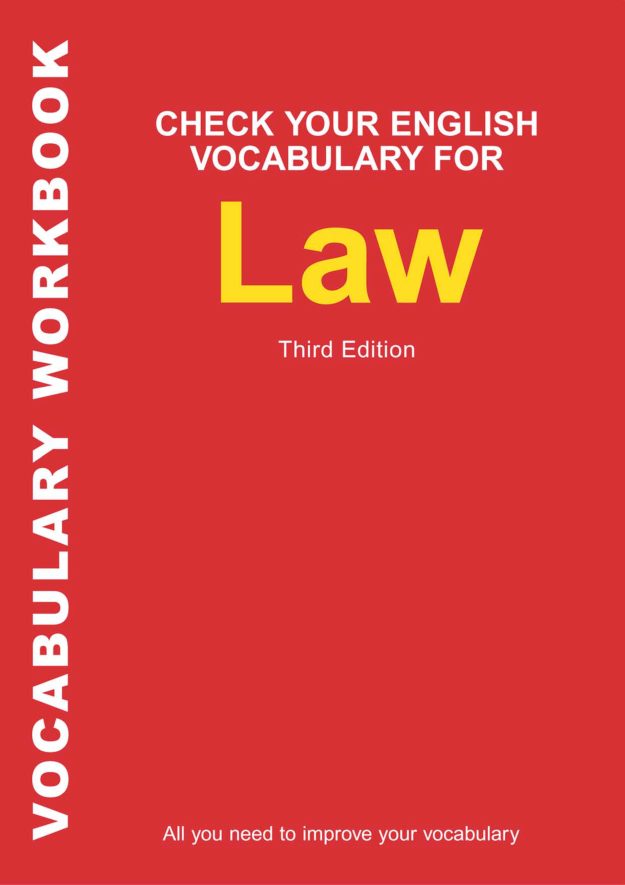 جلد Check Your English Vocabulary for Law (Third Edition)